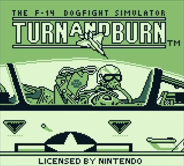 Turn And Burn The F-14 Dogfight Simulator screenshot 2 for GameBoy